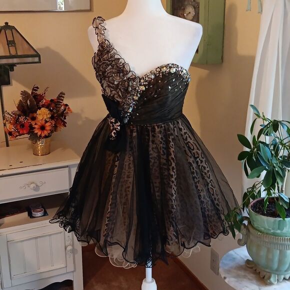 Alyce Paris Babydoll Dress.  Fairycore,  Ballerinacore, Whimsigoth - Picture 2 of 14